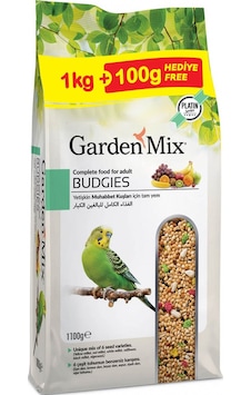 Gardenmıx - 208 - Platın Meyvelı Muhabbet Kuş Yemı 1.1 Kg X - Cadde101 - 2 Adet Gardenmıx - 208 - Platın Meyvelı Muhabbet Kuş Yemı 1.1 Kg X - Cadde101 - 2 Adet