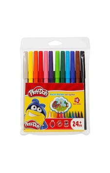 Keçeli Kalem 12 Renk Çok Renkli