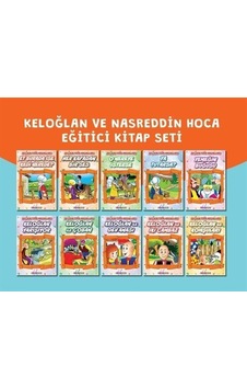 Keloğlan Ve Nasreddin Hoca Eğitici Kitap Seti 10 Kitap Keloğlan Ve Nasreddin Hoca Eğitici Kitap Seti 10 Kitap