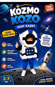 Kardinno Kozmo Kozo Eğitici Oyuncak Karton Giyilebilir Çocuk Kostümü Etkinlik Parti Kostümü Çok Renkli Kardinno Kozmo Kozo Eğitici Oyuncak Karton Giyilebilir Çocuk Kostümü Etkinlik Parti Kostümü Çok Renkli