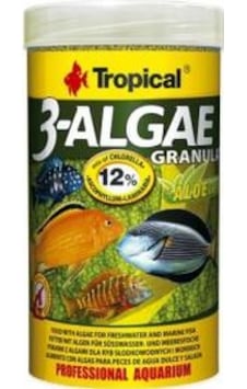 Tropical 3 Algae Gran 100 G Bitkisel Çiklet Tropheus Balık Yemi Tropical 3 Algae Gran 100 G Bitkisel Çiklet Tropheus Balık Yemi