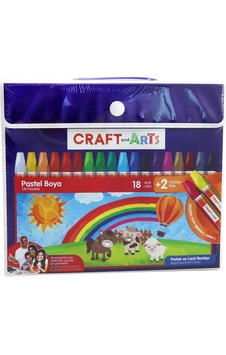 Craft And Arts U1518 18+2 Renk Çantalı Pastel Boya