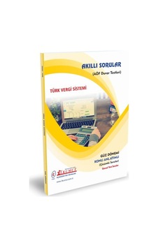 İlkumut Yayınları - Türk Vergi Sistemi - Konu Anlatımlı - Çözümlü Sorular