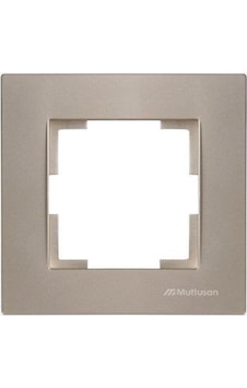 Mutlusan Rita Tekli Çerçeve Titanyum Mutlusan Rita Tekli Çerçeve Titanyum