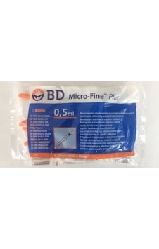Bd 0.5 Ml İnsülin Enjektörü 30g 0,30mm x 8mm 10'lu 5 Paket Bd 0.5 Ml İnsülin Enjektörü 30g 0,30mm x 8mm 10'lu 5 Paket
