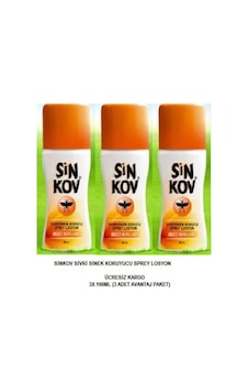 Sinkov Sivrisinek Kovucu Losyon Sinek Koruyucu Spray 3X100 Ml. Sinkov Sivrisinek Kovucu Losyon Sinek Koruyucu Spray 3X100 Ml.