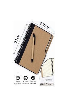 Sert Kapak Çizgili Defter 100 Yaprak 1 Adet Kalem Hediyeli Lastikli Defter Spiralli Günlük Defteri Siyah Sert Kapak Çizgili Defter 100 Yaprak 1 Adet Kalem Hediyeli Lastikli Defter Spiralli Günlük Defteri Siyah