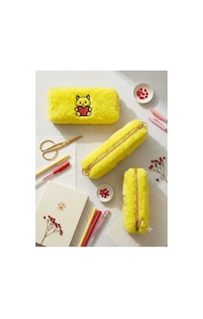 Peluş Kalem Kutusu Kalemlik Kalem Çantası 6x10x19 Cm Orta Boy Sarı Panda Çok Renkli Peluş Kalem Kutusu Kalemlik Kalem Çantası 6x10x19 Cm Orta Boy Sarı Panda Çok Renkli