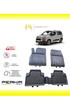 Citroen Berlingo 3 2019 Ve Üstü Uyarlanabilir Universal Havuzlu Paspas Citroen Berlingo 3 2019 Ve Üstü Uyarlanabilir Universal Havuzlu Paspas