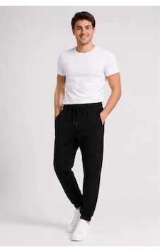2As Erkek İki İplik Beli Lastikli Bağcıklı Regular Fit Jogger Eşofman Altı - Siyah 2As Erkek İki İplik Beli Lastikli Bağcıklı Regular Fit Jogger Eşofman Altı - Siyah