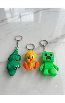 3'lü Set Eklemeli Hareketli 3d Tasarım Anahtarlık Timsah, Kuş Ve Piksel Blok Karakter Figürlü 3'lü Set Eklemeli Hareketli 3d Tasarım Anahtarlık Timsah, Kuş Ve Piksel Blok Karakter Figürlü Sarı - Yeşil 3'lü Set Eklemeli Hareketli 3d Tasarım Anahtarlık Timsah, Kuş Ve Piksel Blok Karakter Figürlü 3'lü Set Eklemeli Hareketli 3d Tasarım Anahtarlık Timsah, Kuş Ve Piksel Blok Karakter Figürlü Sarı - Yeşil