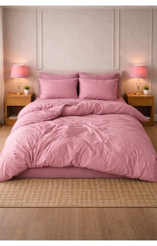 More Home Lastikli Çarşaf Çift Kişilik Nevresim Takımı Gül Kurusu More Home Lastikli Çarşaf Çift Kişilik Nevresim Takımı Gül Kurusu