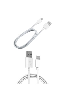 Android Micro Usb Şarj Kablosu Android Şarj Aleti Ince Uç 1 Metre
