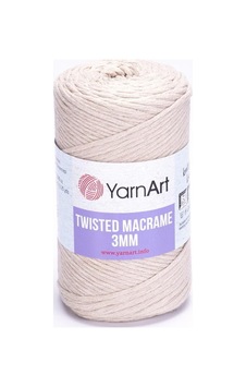 El Örgü İpi Twısted Macrame 3mm, 753, 4x250 Gr