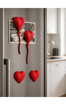3d Baskı 4lü Kalp Balon Magnet Seti - Dekoratif Buzdolabı Magneti, Fotoğraf Ve Not Tutucu 3d Baskı 4lü Kalp Balon Magnet Seti - Dekoratif Buzdolabı Magneti, Fotoğraf Ve Not Tutucu