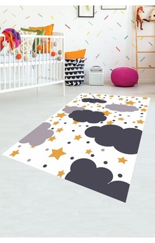 Pelangi Yıldız Ve Bulut Desenli Dijital Baskılı Kaymaz Taban Yıkanabilir Çocuk Odası Halısı, Beyaz-mavi 160 X 240 Sku: Zeusb0fdxbvzj9 163kırçıllıhasır Pelangi Yıldız Ve Bulut Desenli Dijital Baskılı Kaymaz Taban Yıkanabilir Çocuk Odası Halısı, Beyaz-mavi 160 X 240 Sku: Zeusb0fdxbvzj9 163kırçıllıhasır