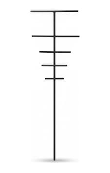 Metal Bitki Destek Çubuğu 50x20 Cm, Siyah, Saksı İçi Sarmaşık Ve Çiçek Desteği Metal Bitki Destek Çubuğu 50x20 Cm, Siyah, Saksı İçi Sarmaşık Ve Çiçek Desteği