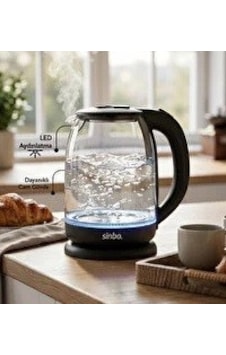 Sinbo Sk-8030 Cam Su Isıtıcı Kettle 1,8 Lt Sinbo Sk-8030 Cam Su Isıtıcı Kettle 1,8 Lt
