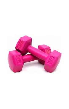 Cosfer Plastik Dambıl Ağırlık Pembe 1 KG 2'li Cosfer Plastik Dambıl Ağırlık Pembe 1 KG 2'li