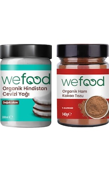 Organik Hindistan Cevizi Yağı 300 Ml + Organik Ham Kakao Tozu 140 Gr 300 ML Organik Hindistan Cevizi Yağı 300 Ml + Organik Ham Kakao Tozu 140 Gr 300 ML