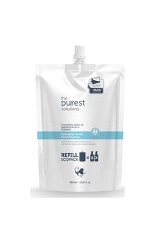 The Purest Solutions Nemlendirici Ve Bariyer Onarıcı Kuru Karma Ciltler Temizleme Jeli Ekolojik Yedek Paket 400 Ml