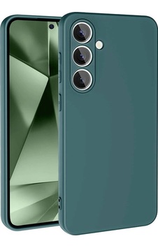 Samsung Uyumlu Galaxy S24 Fe Kılıf Zore Mara Lansman Kapak Koyu Yeşil Samsung Uyumlu Galaxy S24 Fe Kılıf Zore Mara Lansman Kapak Koyu Yeşil
