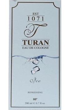 Turan 1071 80 Derece Ice EDC Kolonya 200 ML