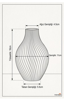 Petra Vazo 16 Cm - Sarmal Tasarım Dekoratif Vazo, Ev Ve Ofis Dekorasyonu İçin Modern Estetik Çiçeklik - Ahenk Tasarım Beyaz Petra Vazo 16 Cm - Sarmal Tasarım Dekoratif Vazo, Ev Ve Ofis Dekorasyonu İçin Modern Estetik Çiçeklik - Ahenk Tasarım Beyaz