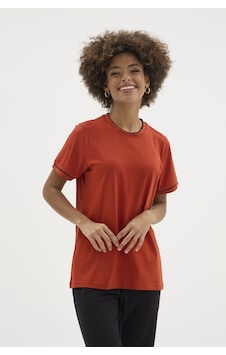 Kocabey Kkt-26156k Kadın O Yaka Pijama Takımı Kiremit Kocabey Kkt-26156k Kadın O Yaka Pijama Takımı Kiremit