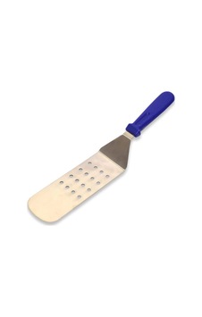 Çelik Izgara Spatulası Delikli - Barbekü Et Burger Çevirici Turner - 25 X 7,5 Cm Sku: Zeusb0b49vm846