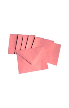 Küçük Zarf Kartvizit 7x9 Pembe - 20 Adet Küçük Zarf Kartvizit 7x9 Pembe - 20 Adet