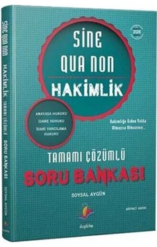 Dizgi Kitap Sine Qua Non Hakimlik Kamu Hukuku Tamamı Çözümlü Soru