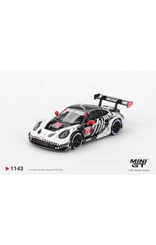 Mini Gt 1/64 Porsche 911 Gt3 R Ao Racing Skeleton 2025 Imsa Petit Le Mans 77 Mgt01143 Beyaz