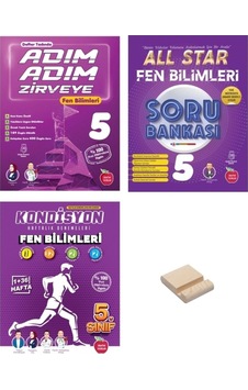 5. Sınıf Adım Adım Zirveye All Star Ve Kondisyon Fen Bilimleri 3lü Set