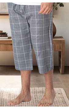 Mecit 3007 Gri Ekoseli Erkek Kapri Alt Pijama 001 Mecit 3007 Gri Ekoseli Erkek Kapri Alt Pijama 001