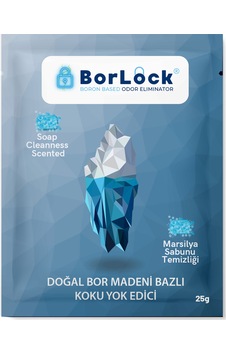 Borlock Sabun Temizliği Kokulu Koku Giderici 15 x 25 G Borlock Sabun Temizliği Kokulu Koku Giderici 15 x 25 G