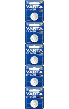 Varta CR2430 3 V 5’li Lityum Pil Varta CR2430 3 V 5’li Lityum Pil