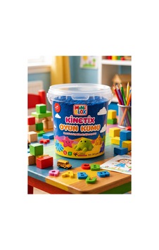 Doğal Kinetik Oyun Kumu 500gr Mavi Mavi Doğal Kinetik Oyun Kumu 500gr Mavi Mavi