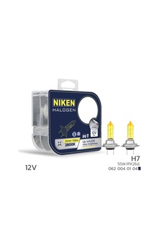 Niken 12v H7 55w Sarı Işık Ampul Px26d 2800k - Ekolmaks