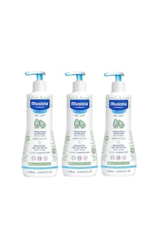 Mustela Gentle Cleansing Gel Yenidoğan Şampuan 500 ml 3 Kutu