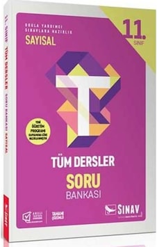 Sınav 11. Sınıf Tüm Dersler Sayısal Soru Bankası - Sınav Dergisi Yayınları Sınav 11. Sınıf Tüm Dersler Sayısal Soru Bankası - Sınav Dergisi Yayınları