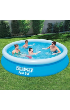 Tritech Güçlendirilmiş Gövdeli Şişme Çember Havuz Yer Kaplamayan Pratik Büyük Boy Yazlık 3.66 m x 76 cm Tritech Güçlendirilmiş Gövdeli Şişme Çember Havuz Yer Kaplamayan Pratik Büyük Boy Yazlık 3.66 m x 76 cm