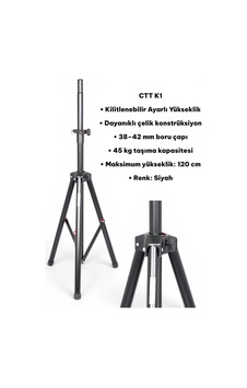 K1 Kabin & Kolon Sehpası Profesyonel Hoparlör Standı