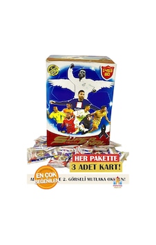 Yeni Sezon 2024 Mekanik Futbolcu Kartları - 100 Paket 300 Kartlı Set