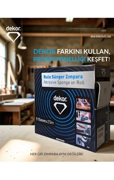 Süngerli Rulo Zımpara 115x25mt 120 Kum Süngerli Rulo Zımpara 115x25mt 120 Kum