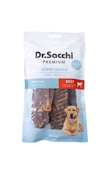 Dr.sacchi Premium Sığır Eti Şeritli Tahılsız Köpek Ödülü 100 Gr Dr.sacchi Premium Sığır Eti Şeritli Tahılsız Köpek Ödülü 100 Gr