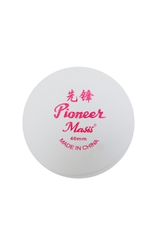 Masis Pin Pon Topu Pioneer 40 MM Beyaz - (12 ADET) Masis Pin Pon Topu Pioneer 40 MM Beyaz - (12 ADET)