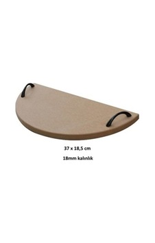 Yarım Daire Ahşap Tepsi Mdf Karışık Karışık