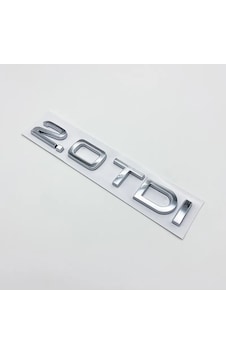 2.0 Tdı Bagaj Yazısı Arma Logo Gümüş Renk Bagaj Yazı Luggage Sign 2.0 Tdı Bagaj Yazısı Arma Logo Gümüş Renk Bagaj Yazı Luggage Sign