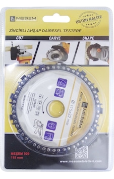 Meşem 929 Ahşap Oyma ve Kesme Diski 115Mm Meşem 929 Ahşap Oyma ve Kesme Diski 115Mm